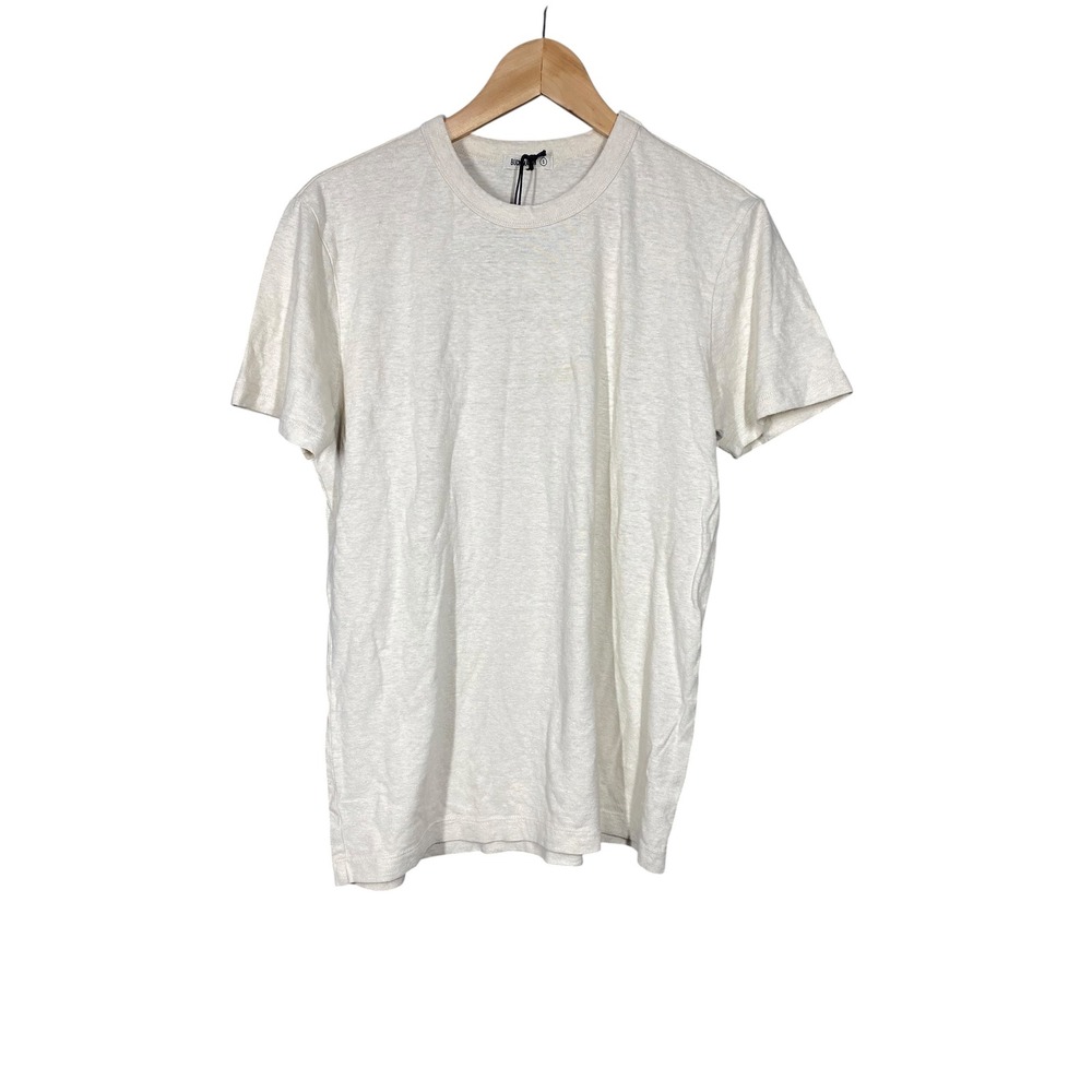 Buck Mason T-Shirt Mens S Salt New Hemp Cotton Yuma Hemp Cotton Classic Tee